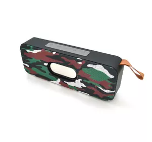 Колонка T6 Bluetooth 4.1 до 10m, 1х3W, 4Ω, 600mAh, ≥90dB, TF card/USB, DC 5V, Camouflage Колонка T6 Bluetooth 4.1 до 10m, 1х3W, 4Ω, 600mAh, ≥90dB, TF card/USB, DC 5V, Camouflage