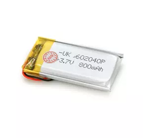 Літій-полімерний акумулятор 6*20*40mm (Li-ion 3.7В 450мА·год) Літій-полімерний акумулятор 6*20*40mm (Li-ion 3.7В 450мА·год)