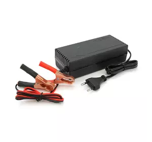 Зарядний пристрій акумуляторів LiFePO4 14.6V,4S,5A, з крокодилами, LED-індикація Зарядний пристрій акумуляторів LiFePO4 14.6V,4S,5A, з крокодилами, LED-індикація