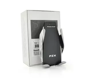 Бездротовий зарядний пристрій для автомобіля PZX WX05, Black, Box