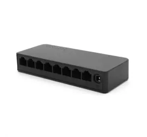 Комутатор Merlion MG1008 8 портів Ethernet 10/100/1000 Мбіт/сек. пластик DC 5V. Блок живлення у комплекті Комутатор Merlion MG1008 8 портів Ethernet 10/100/1000 Мбіт/сек. пластик DC 5V. Блок живлення у комплекті