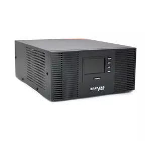 ДБЖ BRAZZERS BRSW-LFP-1200-12 (1000Вт), під зовнішній АКБ 12V(LiFePo4/GEL/AGM), струм заряду 10/20A, BOX ДБЖ BRAZZERS BRSW-LFP-1200-12 (1000Вт), під зовнішній АКБ 12V(LiFePo4/GEL/AGM), струм заряду 10/20A, BOX