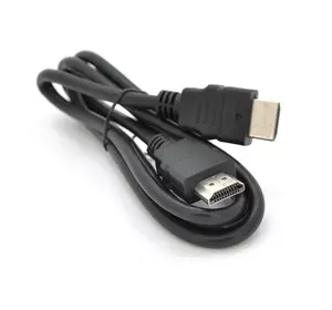 Кабель Merlion HDMI-HDMI HIGH SPEED Premium 1m, v1.4, OD-7.5mm, круглий Black, коннектор Black, (Пакет), Q350 Кабель Merlion HDMI-HDMI HIGH SPEED Premium 1m, v1.4, OD-7.5mm, круглий Black, коннектор Black, (Пакет), Q350