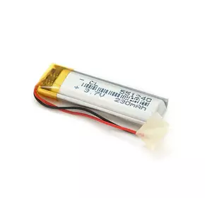 Літій-полімерний акумулятор 5,5*12*40mm (Li-ion 3.7В 230мА·год) Літій-полімерний акумулятор 5,5*12*40mm (Li-ion 3.7В 230мА·год)