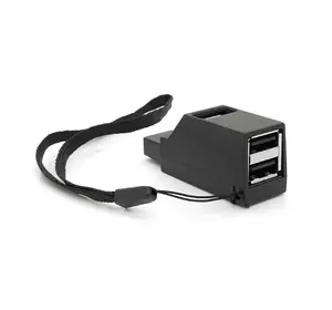 Портативний USB HUB 3.0 на 1 порт USB3.0 + 2 порту USB2.0, Black, OEM Портативний USB HUB 3.0 на 1 порт USB3.0 + 2 порту USB2.0, Black, OEM