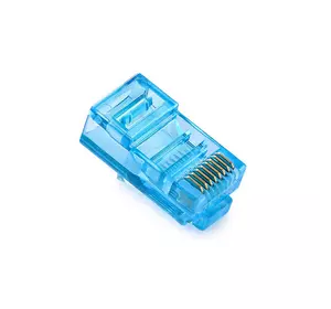 Конектор Merlion RJ-45 8P8C UTP Cat-5 (100 шт / уп.) Q100 Синій Конектор Merlion RJ-45 8P8C UTP Cat-5 (100 шт / уп.) Q100 Синій