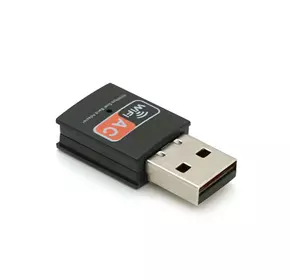 Двохдіапазонний бездротової мережевий адаптер Wi-Fi-USB Merlion LV-UAC09, RTL8811CU, 802.11bgn, 600MB, 2.4 GHz, Blister Q400 Двохдіапазонний бездротової мережевий адаптер Wi-Fi-USB Merlion LV-UAC09, RTL8811CU, 802.11bgn, 600MB, 2.4 GHz, Blister Q400