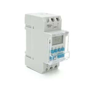 Таймер тижневий Sinotimer TM919H-4 програмований, РК екран, 16А, 12V, 35x65x87mm Таймер тижневий Sinotimer TM919H-4 програмований, РК екран, 16А, 12V, 35x65x87mm