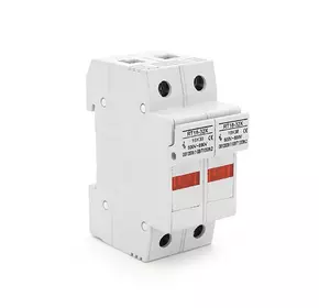 Корпус під плавкий запобіжник YRO RT18-32/2P, 32A, 500/690V, зі світловим індикатором, DIN, запобіжник під 10*38mm, контакти сталь.78*35.2mm Корпус під плавкий запобіжник YRO RT18-32/2P, 32A, 500/690V, зі світловим індикатором, DIN, запобіжник під 10*38mm, контакти сталь.78*35.2mm