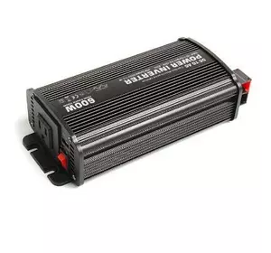 Інвертор напруги Carspa-600-122 (600Вт), 12/220V, approximated, 1Shuko, USB, клеми, Box Q15 Інвертор напруги Carspa-600-122 (600Вт), 12/220V, approximated, 1Shuko, USB, клеми, Box Q15