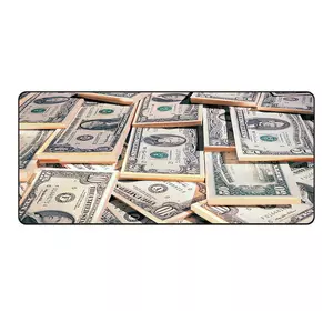 Килимок 300*800 тканинний Dollars з боковою прошивкою, товщина 5 мм, колір Gray, Пакет Килимок 300*800 тканинний Dollars з боковою прошивкою, товщина 5 мм, колір Gray, Пакет