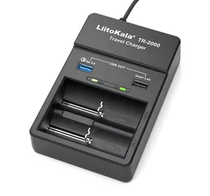 ЗУ універсальне Liitokala Lii TR-2000 + USB1-QC 3.0, USB2-5V 2.4A