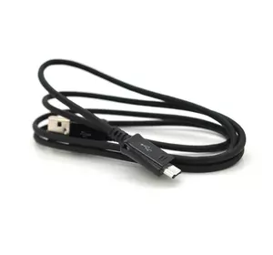 Кабель USB 2.0 (AM/Miсro 5 pin) 1,0 м, чорний, ОЕМ, Q250 Кабель USB 2.0 (AM/Miсro 5 pin) 1,0 м, чорний, ОЕМ, Q250