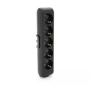 Колодка VIKO Multi-Let 5 гнізда, із заземленням, чорна Колодка VIKO Multi-Let 5 гнізда, із заземленням, чорна