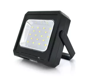 Переносний ліхтар-прожектор RC-C095+Solar (20W), 18 LED(SMD), 3 режими роботи, заряд від USB+Solar, вбудована батарея, Box