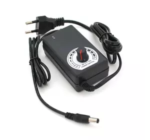 Адаптер живлення NZX-31250 з регулюванням 3-12V 3A, штекер 5,5 * 2,5, LED - індикація+ перехідник Адаптер живлення NZX-31250 з регулюванням 3-12V 3A, штекер 5,5 * 2,5, LED - індикація+ перехідник
