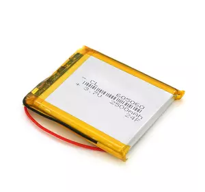Літій-полімерний акумулятор 6*50*60mm (Li-ion 3.7В 2500мА·год) Літій-полімерний акумулятор 6*50*60mm (Li-ion 3.7В 2500мА·год)