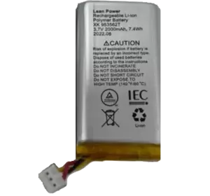 Аккумулятор 3,7V 2000mAh 3-pin для Ajax Hub, Hub 2 (4G), Hub 2 Plus, Rex 2 Аккумулятор 3,7V 2000mAh 3-pin для Ajax Hub, Hub 2 (4G), Hub 2 Plus, Rex 2
