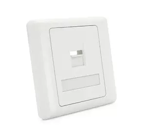 Рамка 86х86 під 1 модуль Keystone Jack RJ-45 кат.5E UTP, 1-port Q100 Рамка 86х86 під 1 модуль Keystone Jack RJ-45 кат.5E UTP, 1-port Q100