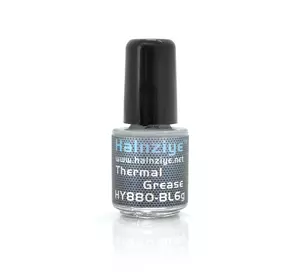 Паста термопровідна HY-880 6g, пляшка, Grey,> 5,15W / m-K, <0.004 ° C-in² / W, -30 ° ≈340 °, BOX Паста термопровідна HY-880 6g, пляшка, Grey,> 5,15W / m-K, <0.004 ° C-in² / W, -30 ° ≈340 °, BOX