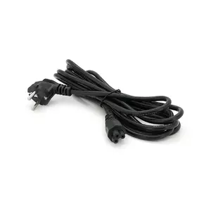 Кабель живлення Schuko PC-186 CEE7 / 17-IEC C5, 3.0M, 0.75mm, для ноутбука, OEM Q15 / 120 Кабель живлення Schuko PC-186 CEE7 / 17-IEC C5, 3.0M, 0.75mm, для ноутбука, OEM Q15 / 120