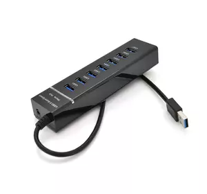 Хаб USB 3.0 UH-703 (7 портів USB3.0) підтримка до 1TB, Blister
