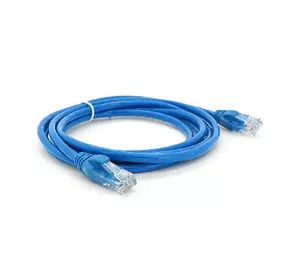 Патч-корд литий RITAR, UTP, RJ45, Cat.5e, 2m, синій, Cu (мідь) Патч-корд литий RITAR, UTP, RJ45, Cat.5e, 2m, синій, Cu (мідь)