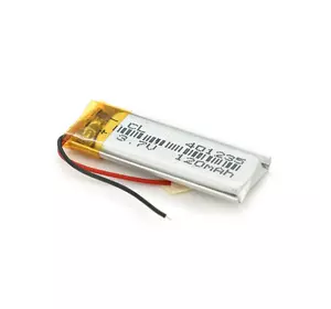 Літій-полімерний акумулятор 4*12*35mm (Li-ion 3.7В 120мА·год) Літій-полімерний акумулятор 4*12*35mm (Li-ion 3.7В 120мА·год)