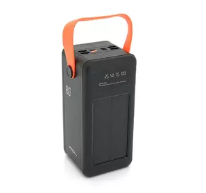 Powerbank ACL PW-53 80000mAh, 4xUSB, Solar, ліхтар, 1,4 кг, Black/White, Box Powerbank ACL PW-53 80000mAh, 4xUSB, Solar, ліхтар, 1,4 кг, Black/White, Box
