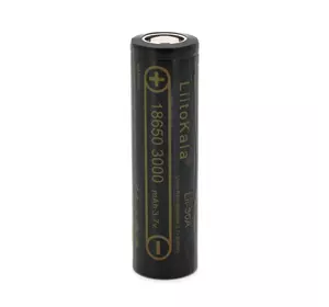 Акумулятор 18650 Li-Ion LiitoKala Lii-30A, 3000mah (2850-3250mah), 30A, 3.7V (2.75-4.2V), Black, PVC BOX Q2,  цiна за 1 шт Акумулятор 18650 Li-Ion LiitoKala Lii-30A, 3000mah (2850-3250mah), 30A, 3.7V (2.75-4.2V), Black, PVC BOX Q2,  цiна за 1 шт