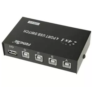 Комутатор 4 Port USB 2.0 PC to Scanner Printer Sharing Switch Box Комутатор 4 Port USB 2.0 PC to Scanner Printer Sharing Switch Box