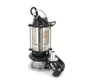 Занурювальний насос, 370W, 220V, до 1.5 м³/год, підйом до 16 м, 25мм, нержавіюча сталь, 355х205х185мм, 3,6кг, + перехідник Занурювальний насос, 370W, 220V, до 1.5 м³/год, підйом до 16 м, 25мм, нержавіюча сталь, 355х205х185мм, 3,6кг, + перехідник