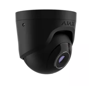 5 Mp дротова охоронна IP-камера Ajax TurretCam (5 Mp/2.8 mm) Black
