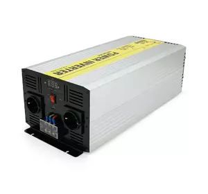 Інвертор напруги RITAR RSC-5000, 12V/220V, 5000W з правільною синусоїдою, 2xShuko, 1xUSB, клемні дроти, клемні колодки, BOX, Q2 Інвертор напруги RITAR RSC-5000, 12V/220V, 5000W з правільною синусоїдою, 2xShuko, 1xUSB, клемні дроти, клемні колодки, BOX, Q2