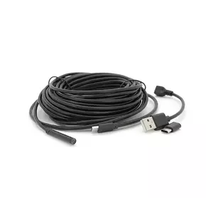Універсальний ендоскоп 3в1 (USB/MicroUSB/Type-C) для смартфона/ПК, камера 5.5мм, м'який кабель 10м, з LED-підсвічуванням, IP67 Універсальний ендоскоп 3в1 (USB/MicroUSB/Type-C) для смартфона/ПК, камера 5.5мм, м'який кабель 10м, з LED-підсвічуванням, IP67