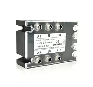 Трифазне твердотільне реле SSR / SJGX-3 D4840A Трифазне твердотільне реле SSR / SJGX-3 D4840A