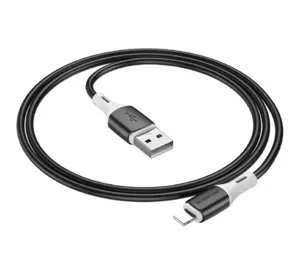 Кабель Borofone BX79, Lighting-USB, 2.4A, довжина 1м, Black, BOX Кабель Borofone BX79, Lighting-USB, 2.4A, довжина 1м, Black, BOX