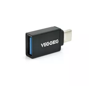 Перехідник VEGGIEG OT-B USB3.0(AF) OTG => Type-C(M), Black, Пакет Перехідник VEGGIEG OT-B USB3.0(AF) OTG => Type-C(M), Black, Пакет