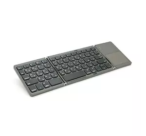 Клавіатура бездротова B033, розкладна, 64 клавіші, Touchpad, (Eng/Pyc), 2.4G, Gray, 300x98mm, Box Клавіатура бездротова B033, розкладна, 64 клавіші, Touchpad, (Eng/Pyc), 2.4G, Gray, 300x98mm, Box