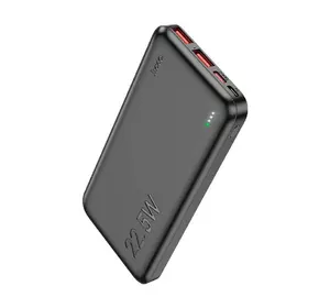 Power Bank HOCO J101 10000mAh, USB+Type-C, 22.5W, Black, 0.25kg Power Bank HOCO J101 10000mAh, USB+Type-C, 22.5W, Black, 0.25kg
