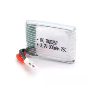 Акумулятор 7*20*25P 25C, 3.7V (300mAh), 2 контакти Акумулятор 7*20*25P 25C, 3.7V (300mAh), 2 контакти