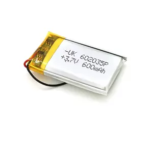 Літій-полімерний акумулятор 6*20*35mm (Li-ion 3.7В 600мА·год)