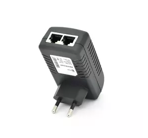 POE інжектор RITAR RT-PIN-12/12EU, 12V 1A (12Вт) з портами Ethernet 10/100Мбіт/с, EU PLUG POE інжектор RITAR RT-PIN-12/12EU, 12V 1A (12Вт) з портами Ethernet 10/100Мбіт/с, EU PLUG