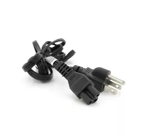 Кабель живлення USA 1.8m, 0.5mm, PC-184/2 B-C5 для ноутбука (американський роз'єм), Black, OEM Q25 Кабель живлення USA 1.8m, 0.5mm, PC-184/2 B-C5 для ноутбука (американський роз'єм), Black, OEM Q25