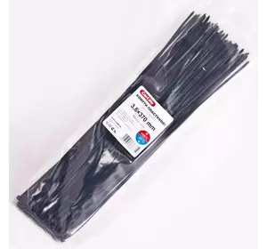 Хомуты пластиковые CARLIFE 3,6x370 мм Черные