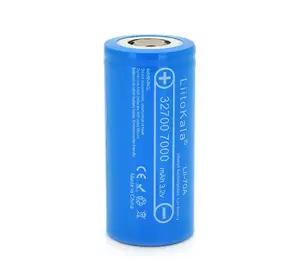 Акумулятор 32700 LiFePO4 LiitoKala Lii-70A, 7000mAh (6500-7000mAh, 30A, 3.2V (2.5-3.65V), Blue, PVC