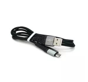 Кабель Hoco X38, Micro-USB, 2.4A, Black, довжина 1м, BOX