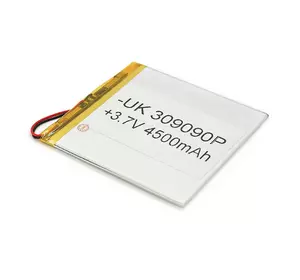 Літій-полімерний акумулятор 3*90*90mm (Li-ion 3.7В 4500мА·год) Літій-полімерний акумулятор 3*90*90mm (Li-ion 3.7В 4500мА·год)