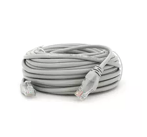 Патч-корд литий RITAR, CCA, UTP, RJ45, Cat.5e, 15m, сірий Q100 Патч-корд литий RITAR, CCA, UTP, RJ45, Cat.5e, 15m, сірий Q100
