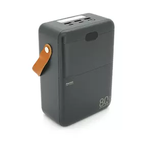 Power Bank Remax RPP-118 80000mAh, 3USB+Type-C, PD+QC 27W+22.5W, Black, 1.7kg Power Bank Remax RPP-118 80000mAh, 3USB+Type-C, PD+QC 27W+22.5W, Black, 1.7kg